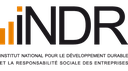 logo INDR - L’Institut National pour le Développement durable et la Responsabilité sociale des entreprises