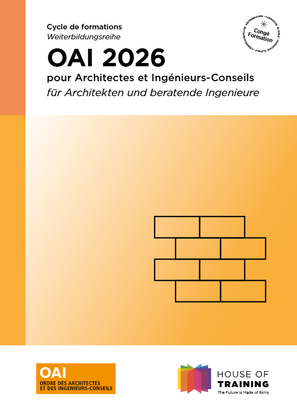 Cycle de formation - Weiterbildungsreihe OAI 2026 